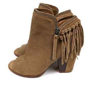 Dolce Vita Fringe heeled booties 8